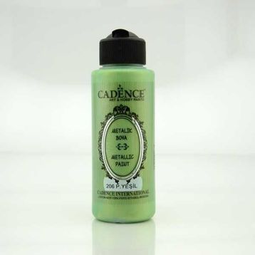 Cadence 206P Yeşili 120 ml Metalik Sedefli Boya