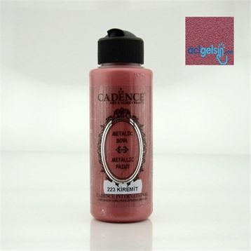 Cadence 223 120 ml Kiremit Metalik Boya