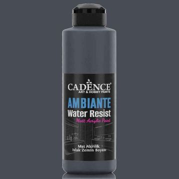 Cadence 250 ml 23 Antrasit Siyah Ambiente Suya Dayanıklı Akrilik Boya