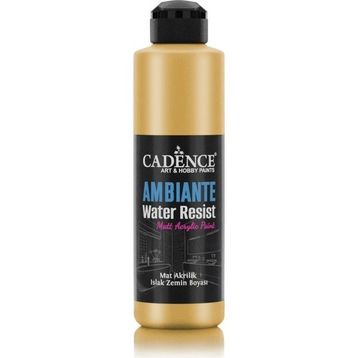 Cadence 250 ml Metalik Antik Altın Ambiente Islak Zemin Boyası + 10 gr Katalizör