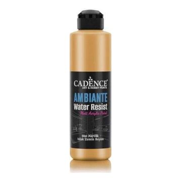 Cadence 250 ml Metalik Antik Altın Ambiente Islak Zemin Boyası + 10 gr Katalizör