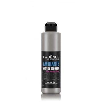Cadence 250 ml Metalik Gümüş Ambiente Islak Zemin Boyası + 10 gr Katalizör
