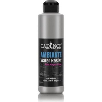 Cadence 250 ml Metalik Gümüş Ambiente Islak Zemin Boyası + 10 gr Katalizör