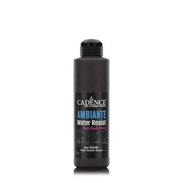 Cadence 250 ml Siyah Ambiente Islak Zemin Boyası + 10 gr Katalizör