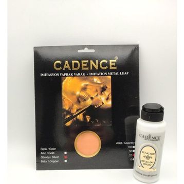 Cadence 25#039;li Gümüş Yaprak Varak
