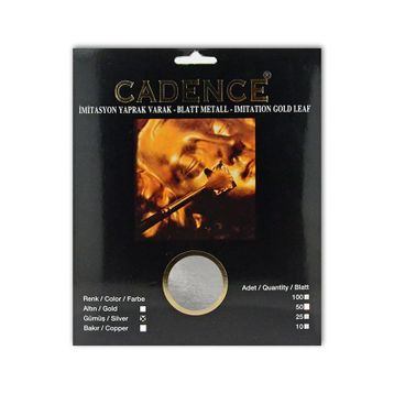 Cadence 25'li Gümüş Yaprak Varak