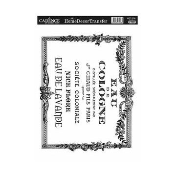 Cadence 25x35 cm HDT-036 Home Decor Transfer