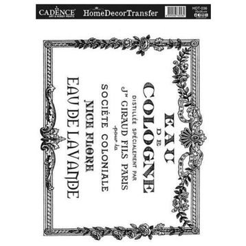 Cadence 25x35 cm HDT-036 Home Decor Transfer
