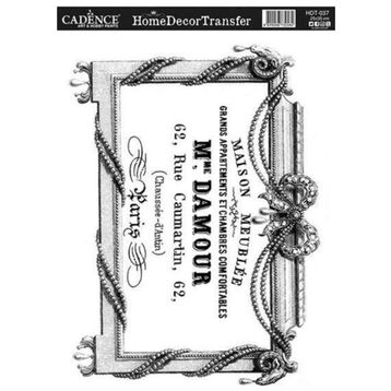 Cadence 25x35 cm HDT-037 Home Decor Transfer