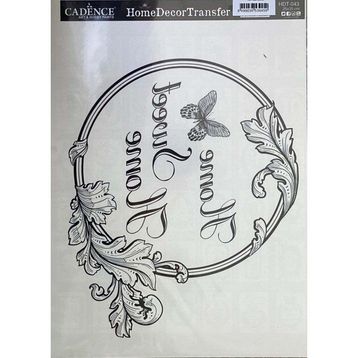 Cadence 25x35 cm HDT-043 Home Decor Transfer