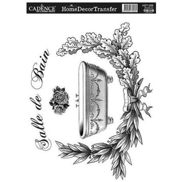 Cadence 25x35 cm HDT-058 Home Decor Transfer