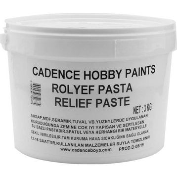 Cadence 3 kg Klasik Rölyef Pasta