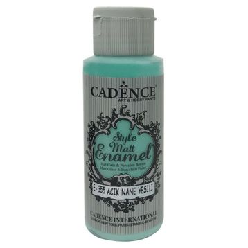 Cadence 355 Açık Nane Yeşili Enamel 59ML Cam & Porselen Boyası