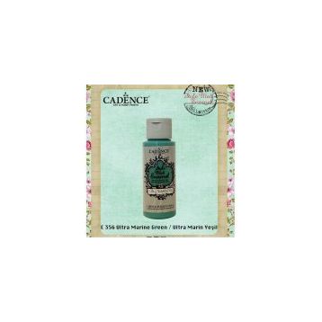 Cadence 356 Ultramarine Yeşili 59 ml Cam Boyası