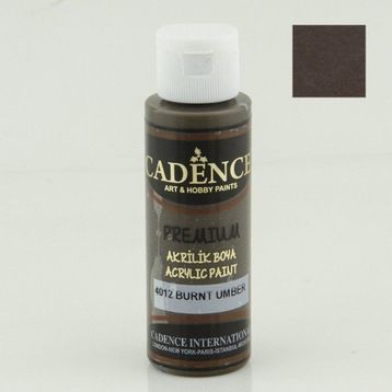 Cadence 4012 Premium Burnt Umber 70 ml Akrilik Boya