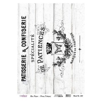 Cadence 433 Pirinç Dekupaj Kağıdı