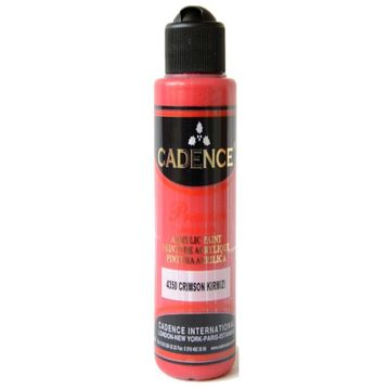 Cadence 4350 Premium 120 ml Crimson Kırmızı Akrilik Boya