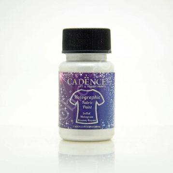 Cadence 50 ml Şeffaf Hologram Simli Kumaş Boyası