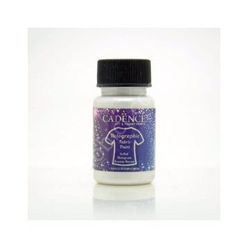 Cadence 50 ml Şeffaf Hologram Simli Kumaş Boyası