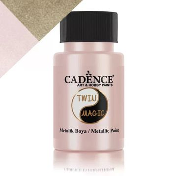 Cadence 50 ml TM-15 Altın-G.Pembe Twin Magic Metalik Boya