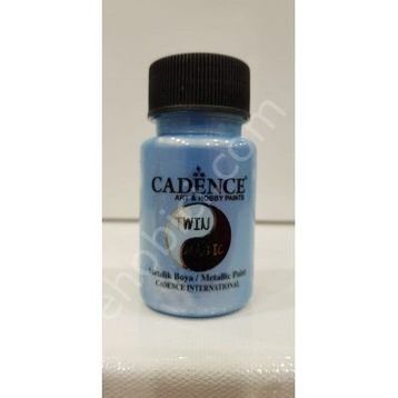 Cadence 50 ml Turuncu Mavi Twin Magic Metalik Boya