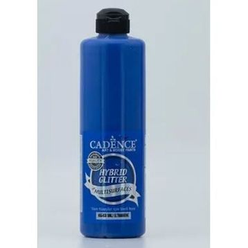 Cadence 500 ml HSG-038 Ultramarine Hybrid Glitter Multisurface Simli Boya