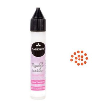 Cadence 553 Turuncu Renkli İnciler 25 ml Boncuk Boya