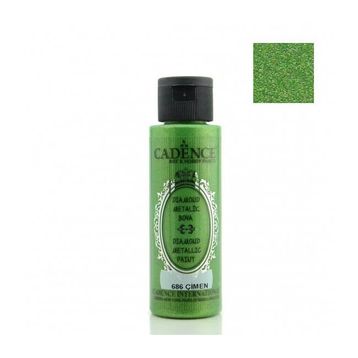 Cadence 70 ml Çimen 686 Diamond Metalik Boya