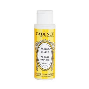 Cadence 70 ml Yarımat Su Bazlı Akrilik Vernik