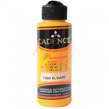 Cadence 7360 Güneş Sarı 120 ml Akrilik Boya