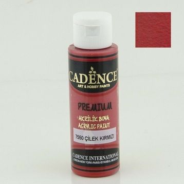 Cadence 7550 500 ml Çilek Kırmızı Premium Akrilik