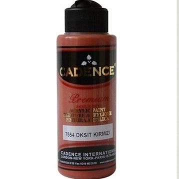 Cadence 7554 Oksit Kırmızı 70 ml Akrilik Boya