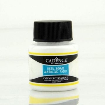 Cadence 862 Beyaz 45 ml Ebru Boyası
