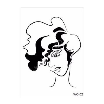 Cadence A4 Woman Collection WC-02 Stencil Şablon