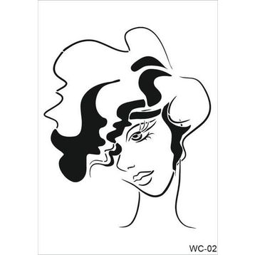 Cadence A4 Woman Collection WC-02 Stencil Şablon