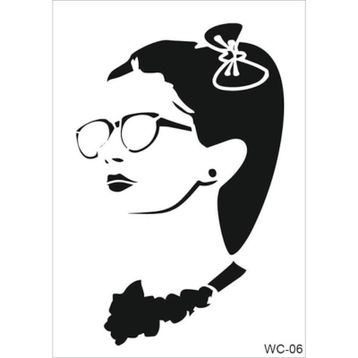 Cadence A4 Woman Collection WC-06 Stencil Şablon