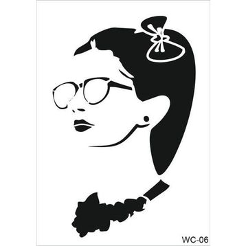 Cadence A4 Woman Collection WC-06 Stencil Şablon