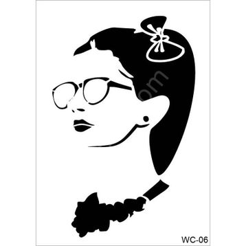 Cadence A4 Woman Collection WC-06 Stencil Şablon