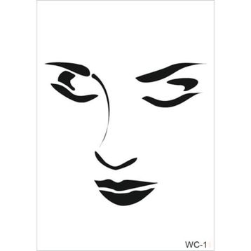 Cadence A4 Woman Collection WC-11 Stencil Şablon