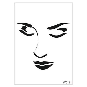 Cadence A4 Woman Collection WC-11 Stencil Şablon