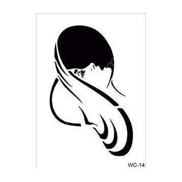 Cadence A4 Woman Collection WC-14 Stencil Şablon