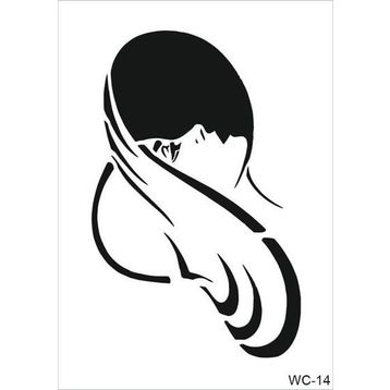 Cadence A4 Woman Collection WC-14 Stencil Şablon