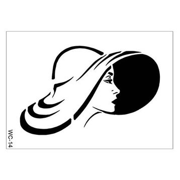 Cadence A4 Woman Collection WC-14 Stencil Şablon