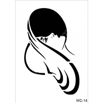 Cadence A4 Woman Collection WC-14 Stencil Şablon