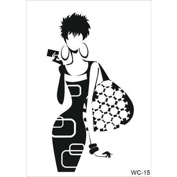 Cadence A4 Woman Collection WC-15 Stencil Şablon