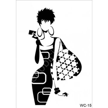 Cadence A4 Woman Collection WC-15 Stencil Şablon