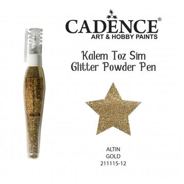 Cadence Altın Toz Sim Boya Kalem