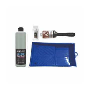 Cadence Ambiente 250 ml Ihlamur Yeşili Islak Zemin Boya Seti