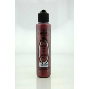 Cadence Bordo 120ml Metalik Boya