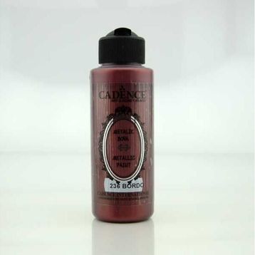 Cadence Bordo 120ml Metalik Boya